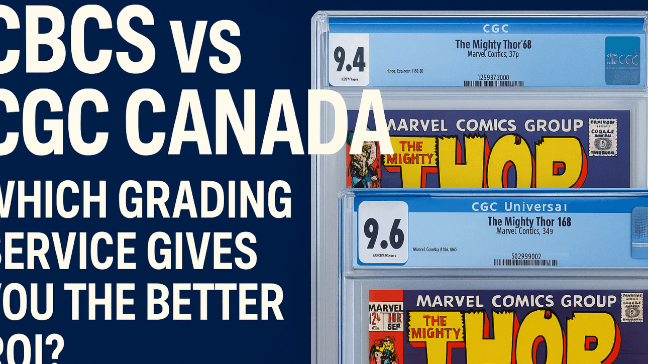 CBCS vs CGC comic slabs comparison Canada